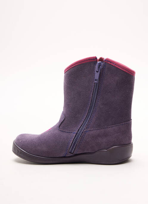 Bottines/Boots violet MINIBEL pour fille