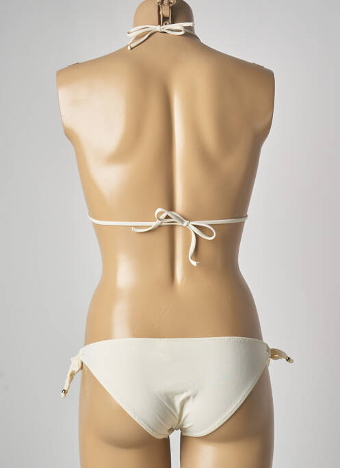 Maillot de bain 2 pièces beige GENIUS pour femme