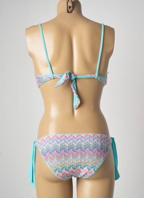 Maillot de bain 2 pièces rose GENIUS pour femme