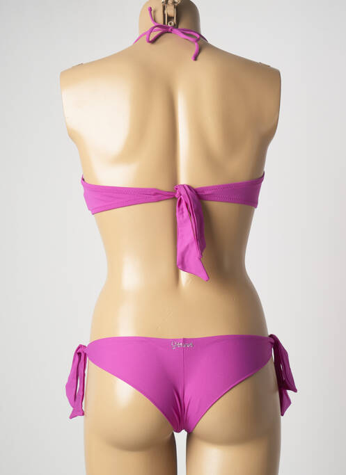 Maillot de bain 2 pièces violet GENIUS pour femme
