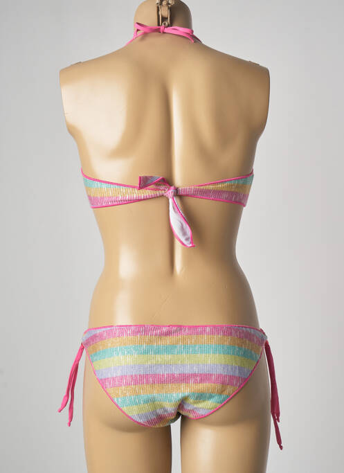 Maillot de bain 2 pièces rose GENIUS pour femme