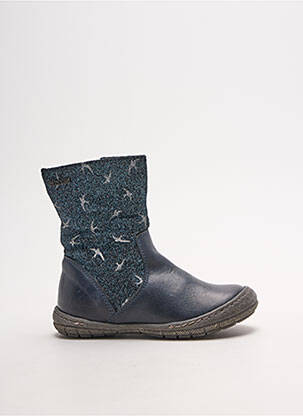 Bottines/boots tissage tissage pailleté bout rond bleu STONES AND BONES fille
