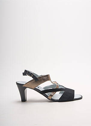 Sandales/Nu pieds noir ARTIKA SOFT pour femme