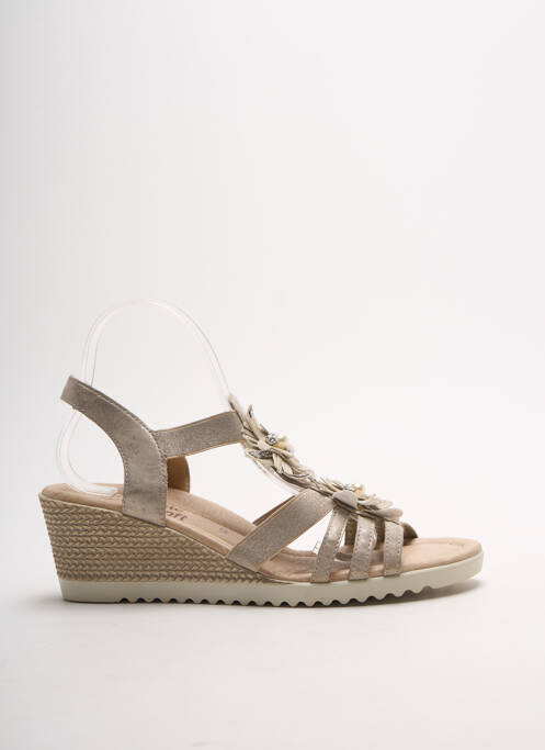 Sandales/Nu pieds beige REMONTE pour femme