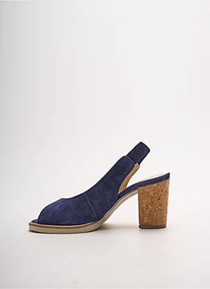 Sandales/nu pieds talon bottier talon de 7 à 9cm bleu GABOR femme