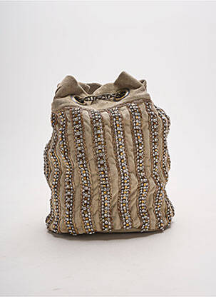 Sac poignée 1 anse de portée forme sceau beige MINE DE RIEN femme