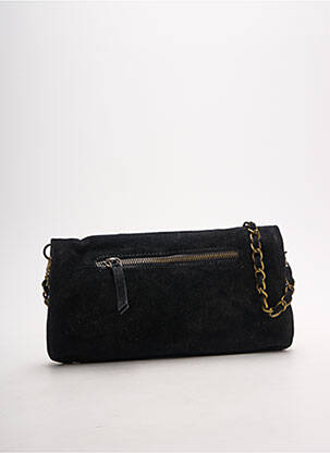 Sac multipoches forme rectangulaire noir MINE DE RIEN femme