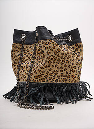 Sac multipoches forme sceau noir MINE DE RIEN femme