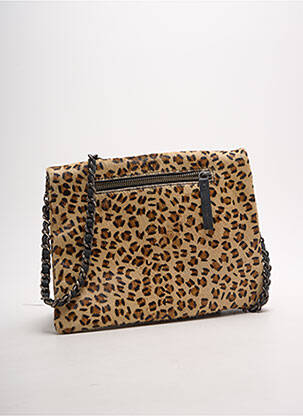 Sac multipoches forme rectangulaire beige MINE DE RIEN femme