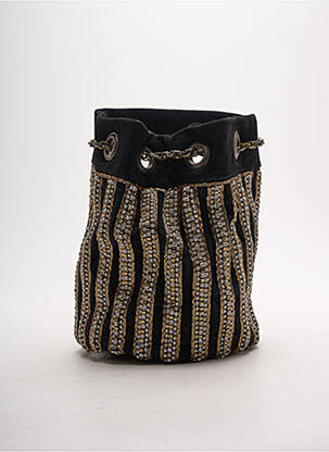 Sac multipoches forme sceau noir MINE DE RIEN femme