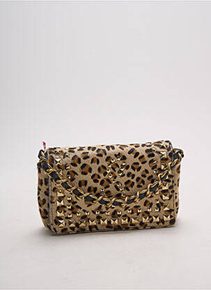 Sac bandoulière amovible forme rectangulaire beige MINE DE RIEN femme