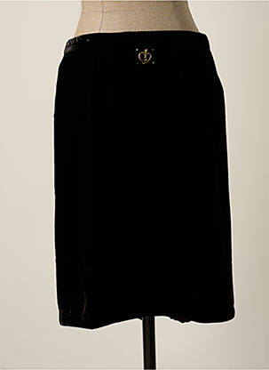 Jupe mi-longue taille normale noir MINE DE RIEN femme