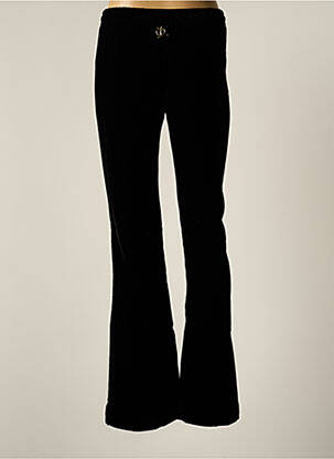 Pantalon flare taille normale taille normale noir MINE DE RIEN femme