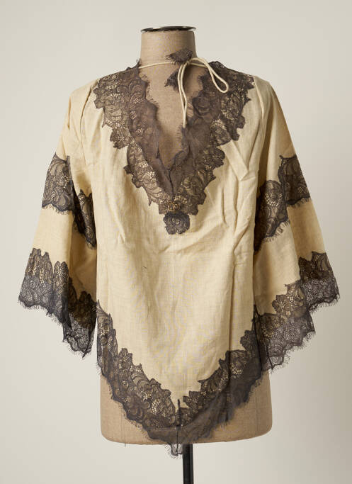 Top beige BY SOPHIE pour femme