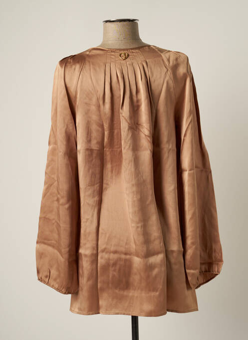 Tunique manches longues marron MINE DE RIEN pour femme