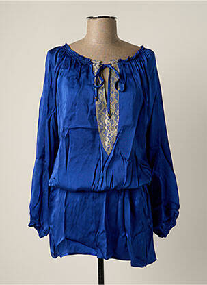Tunique manches longues manches longues bleu MINE DE RIEN femme