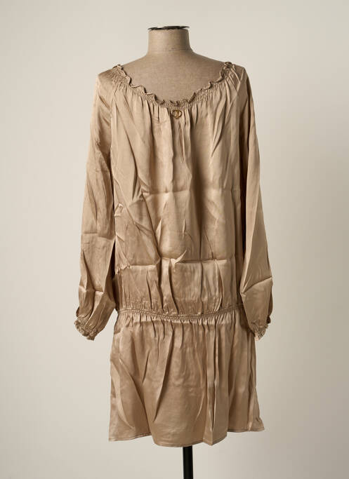 Tunique manches longues beige MINE DE RIEN femme