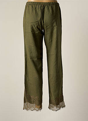 Pantalon droit poches vert BY SOPHIE femme