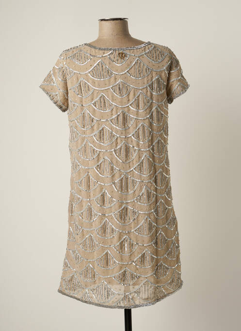 Robe courte beige BY SOPHIE pour femme