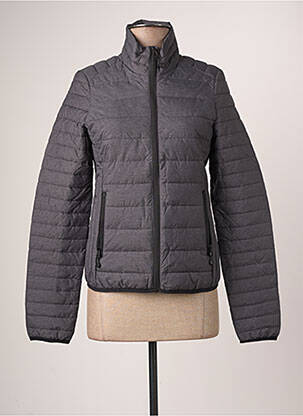 Doudoune poches sans capuche gris KARIBAN femme