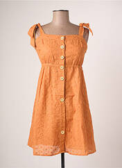 Robe courte orange CALIE pour femme seconde vue