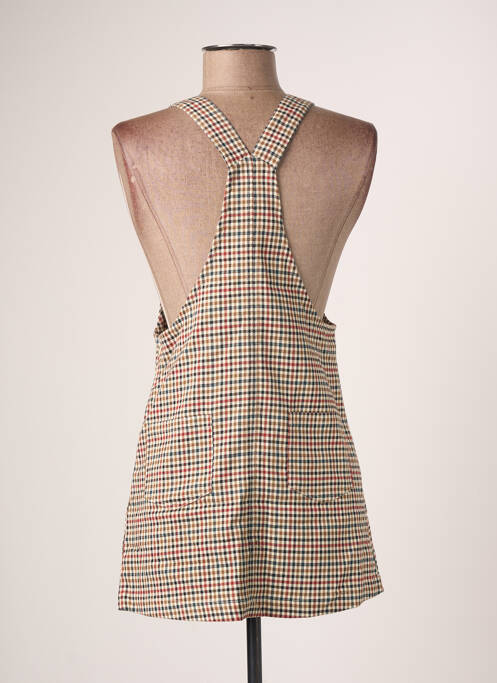 Robe mi-longue sans manche sans manche beige CREEKS femme