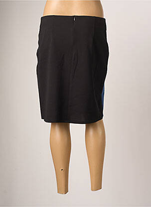 Jupe mi-longue stretch noir MOKA'S femme