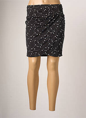 Jupe courte coupe droite noir BREAL femme
