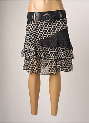 Jupe mi-longue taille normale noir VOTRE MODE femme