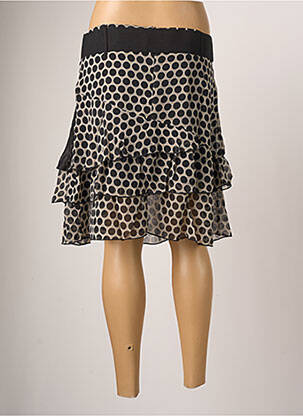 Jupe mi-longue taille normale noir VOTRE MODE femme
