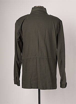 Parka manches longues sans capuche vert LINO CLEMENTE homme