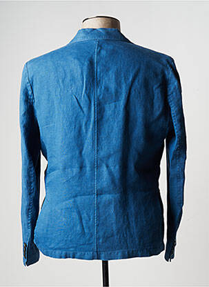 Veste casual fermeture boutonnée sur le devant bleu BICYCLE LINE homme