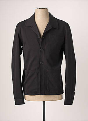 Veste casual fermeture boutonnée sur le devant noir JACK & JONES homme