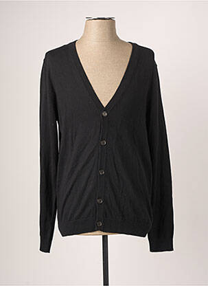 Gilet manches longues col v noir JACK & JONES homme