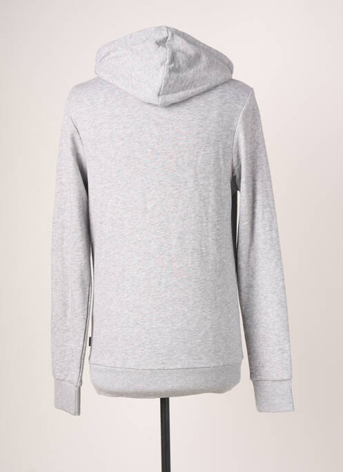 Sweat-shirt à capuche gris JACK & JONES pour homme