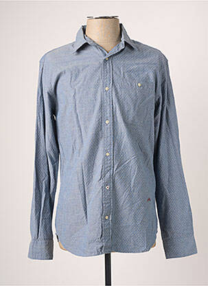 Chemise manches longues manches longues bleu JACK & JONES homme