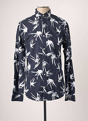 Chemise manches longues manches longues bleu JACK & JONES homme