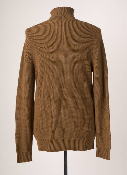 Pull col roulé vert JACK & JONES pour homme