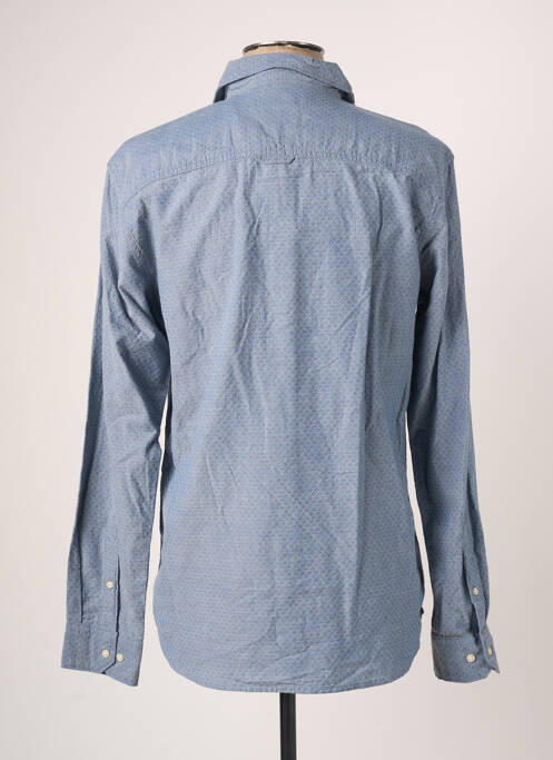 Chemise manches longues bleu JACK & JONES pour homme