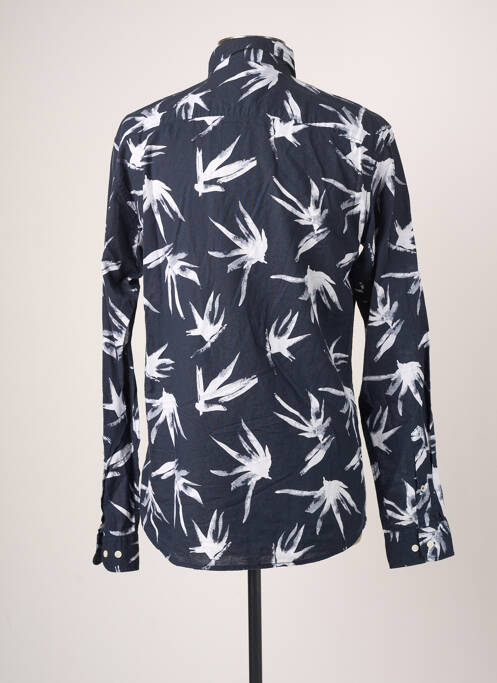 Chemise manches longues bleu JACK & JONES pour homme