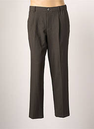 Pantalon droit stretch taille haute marron JACK & JONES homme