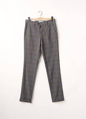 Pantalon slim stretch taille normale gris JACK & JONES homme