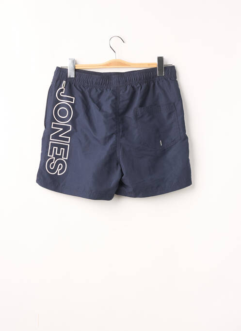 Short de bain effet matière satinée bleu JACK & JONES homme