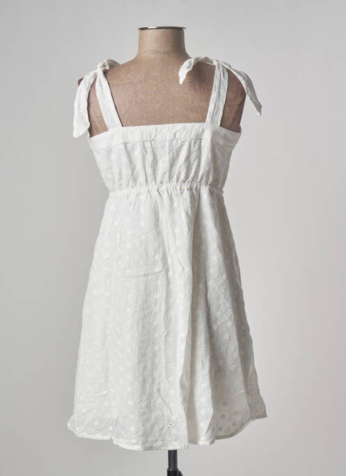 Robe courte blanc CALIE pour femme