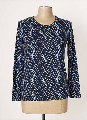 Top stretch manches longues bleu DAMART femme
