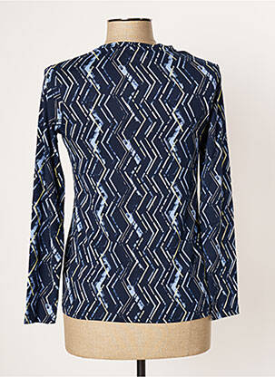 Top stretch manches longues bleu DAMART femme
