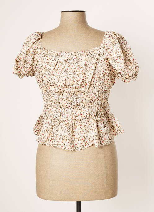 Blouse beige CALIE pour femme