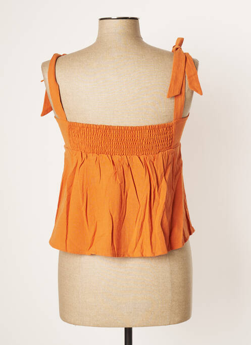 Top orange CALIE pour femme