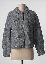 Veste casual coupe droite bleu BONOBO femme