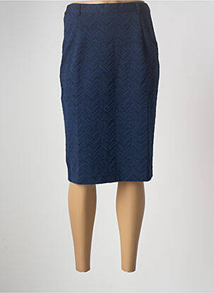 Jupe mi-longue stretch bleu DAMART femme